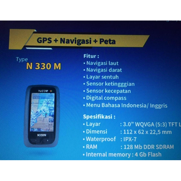 Marine GPS Kapal Hand Held N330M